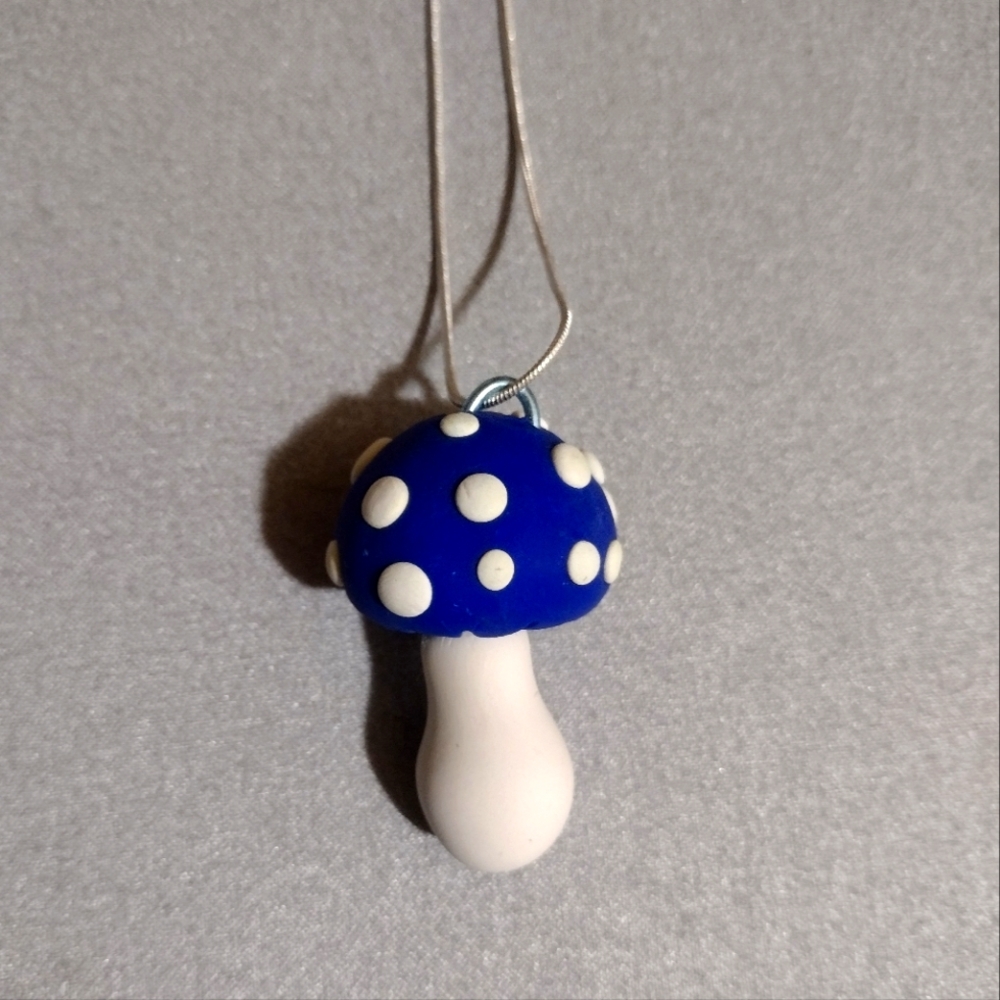 Mushroom necklace